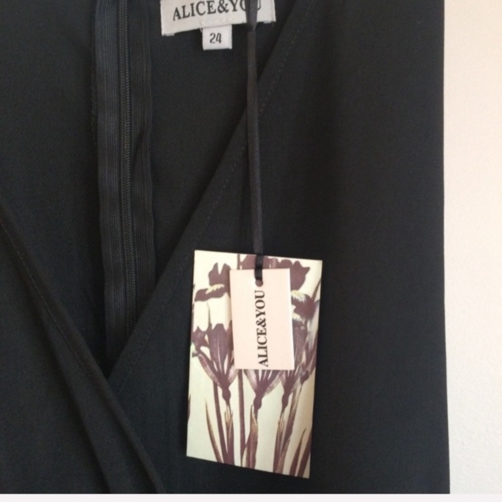 NWT Asos Curve Fringe Hem Wrap Dress - Picture 5 of 8